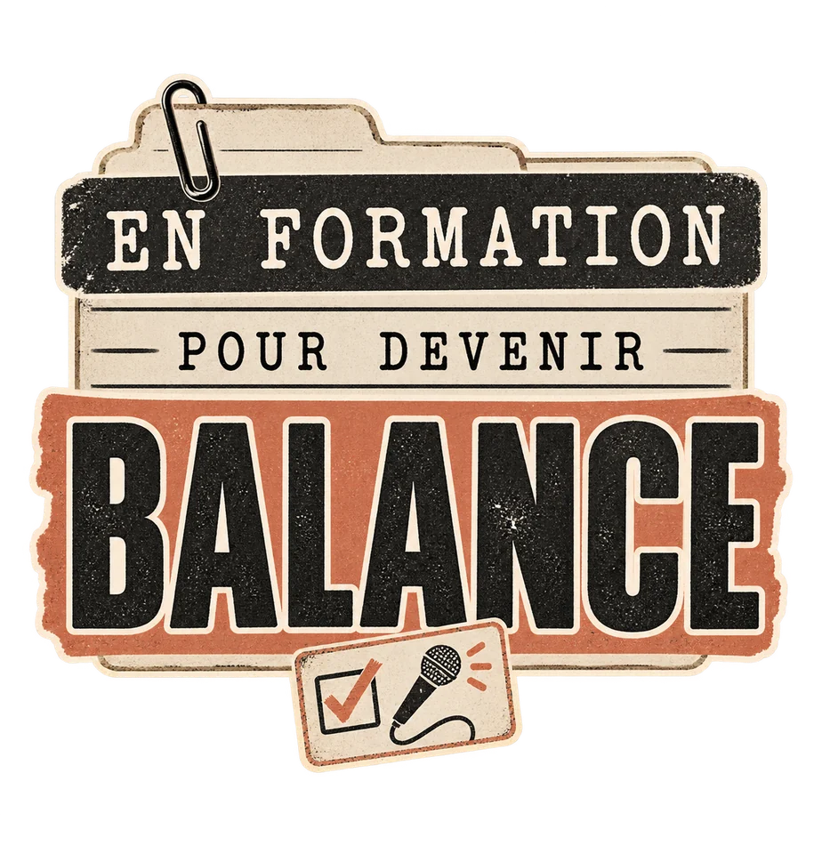 Illustration En formation pour devenir balance, cadeau humoristique bébé