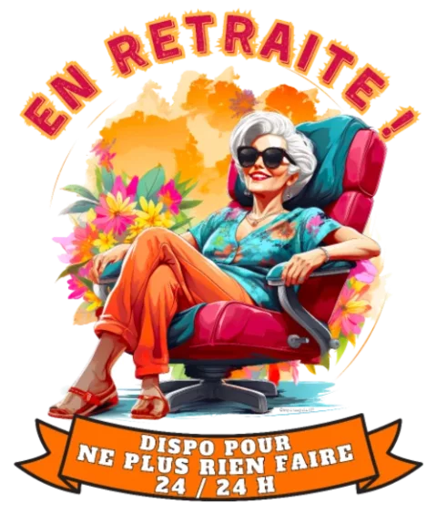 En retraite ! — Fauteuil rouge et soleil
