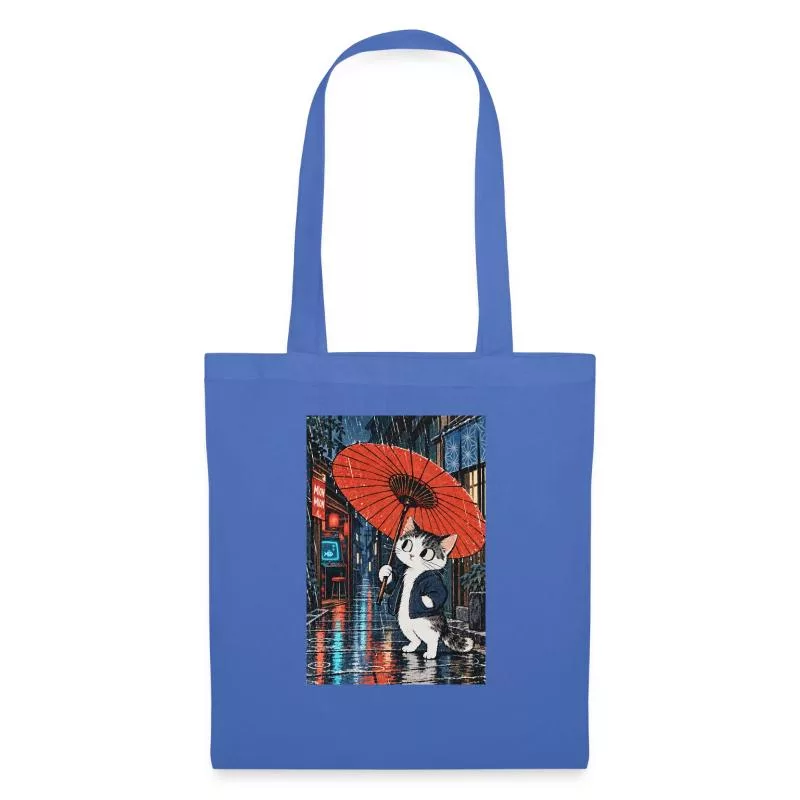 Chat gamer sous la pluie — Encore une partie sur Sac en tissu