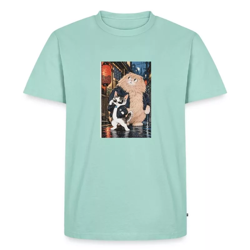 Chats de gang — Petit chef, gros bras sur T-shirt Premium bio Homme