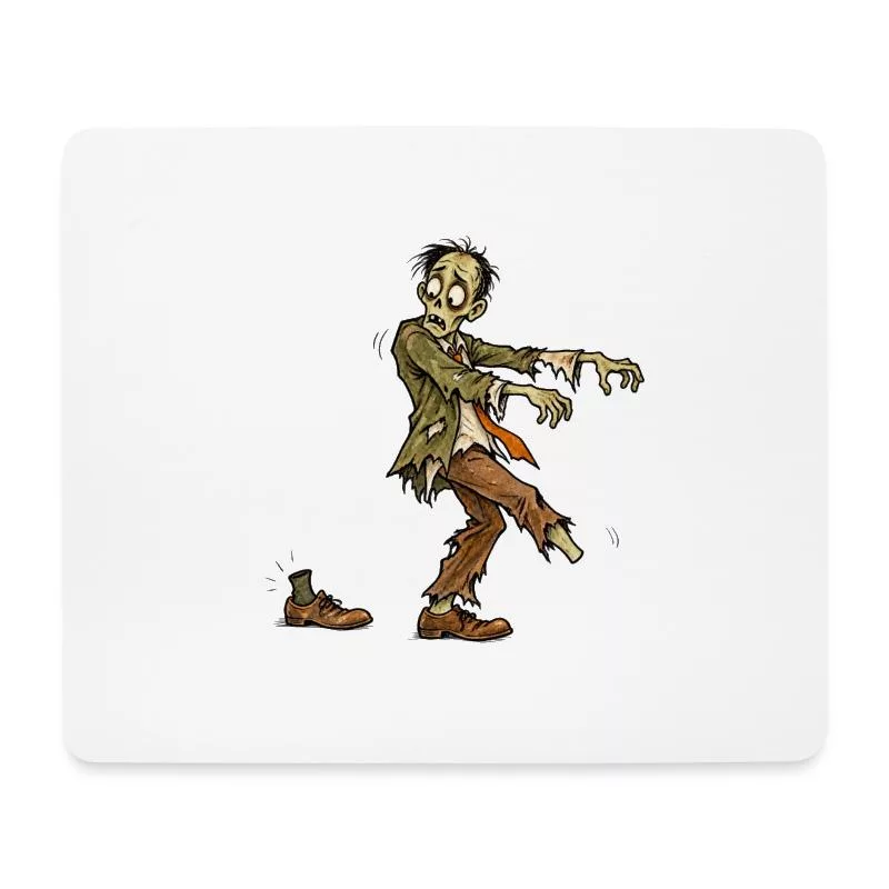 Zombie : le pied refuse de suivre sur Tapis de souris (format paysage)