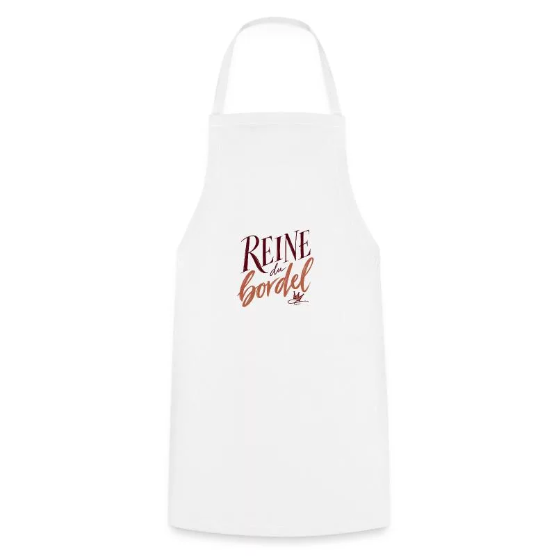 Reine du bordel sur Tablier de cuisine