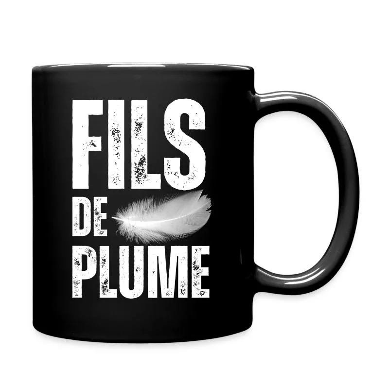 Fils de Plume sur Mug uni
