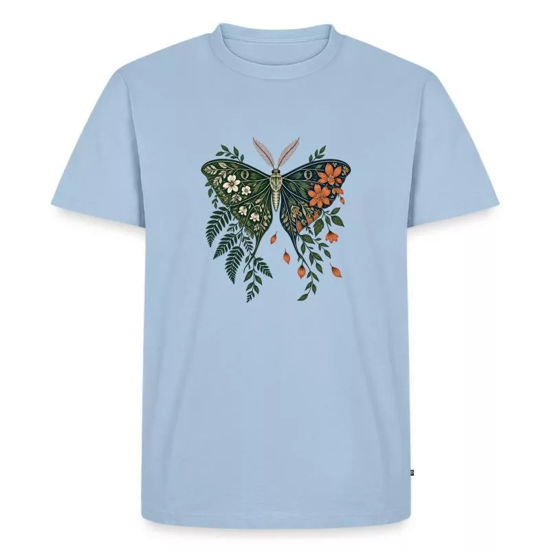 Papillon botanique – Les ailes du jardin sur T-shirt Premium bio Homme