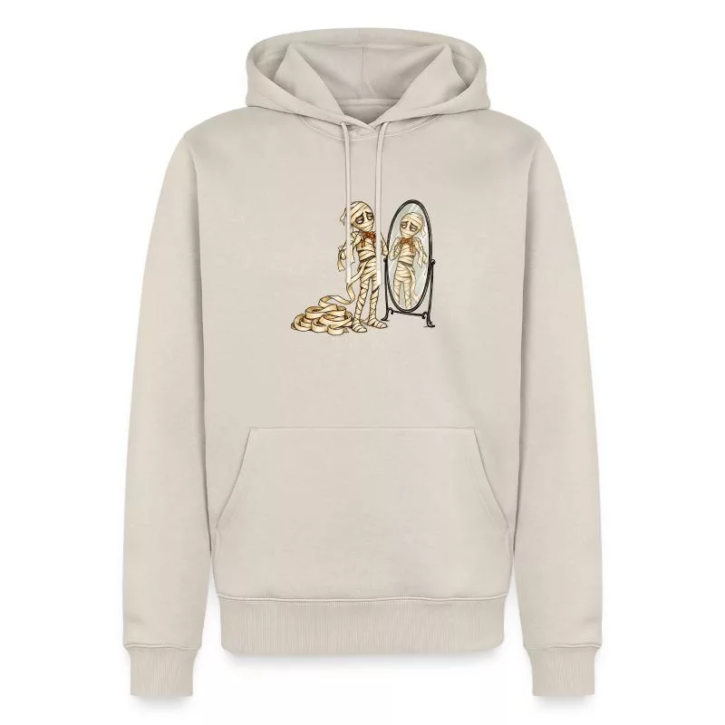 Momie : l’élégance part en bandelettes sur Sweat à capuche Premium bio Homme