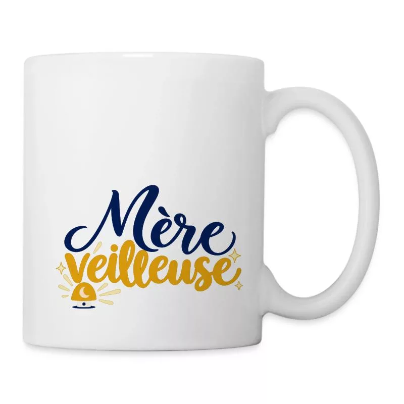 Mère veilleuse sur Mug blanc