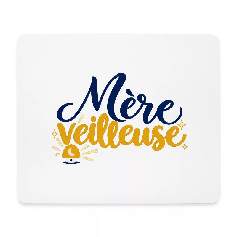 Mère veilleuse sur Tapis de souris (format paysage)