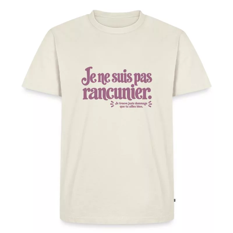 Je ne suis pas rancunier. sur T-shirt Premium bio Homme