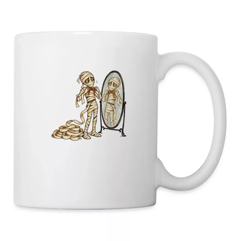 Momie : l’élégance part en bandelettes sur Mug blanc