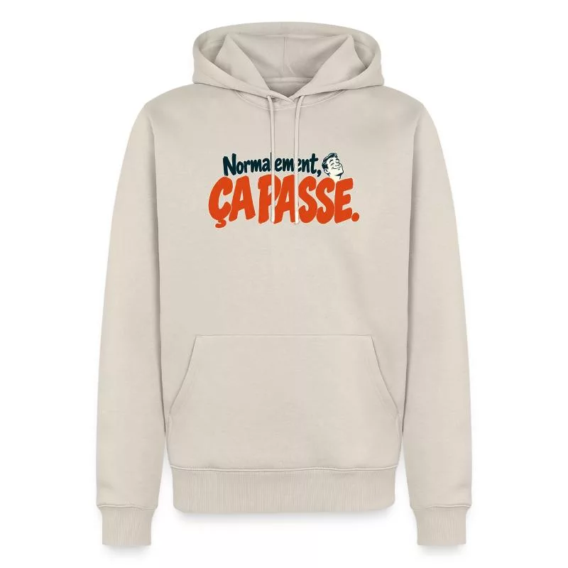 Normalement, ça passe. sur Sweat à capuche Premium bio Homme