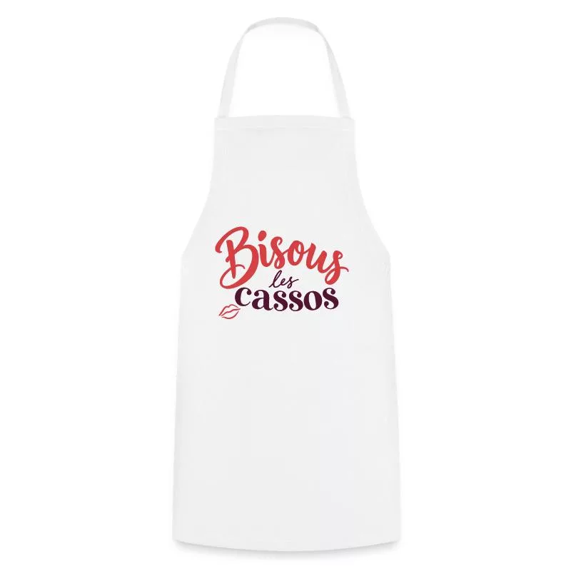 Bisous les cassos sur Tablier de cuisine