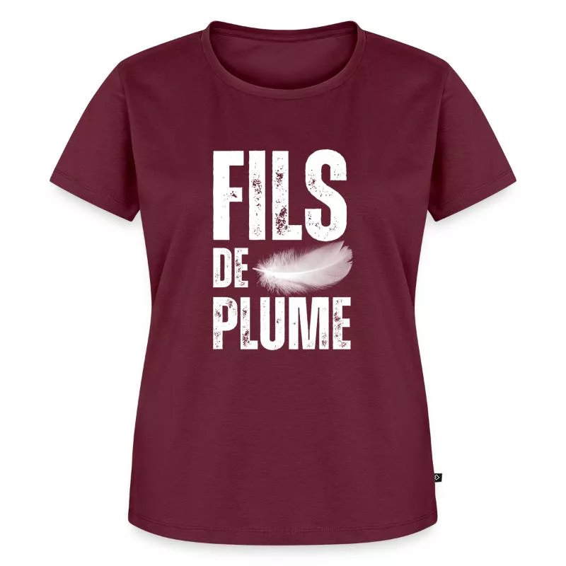 Fils de Plume sur T-shirt Premium bio Femme