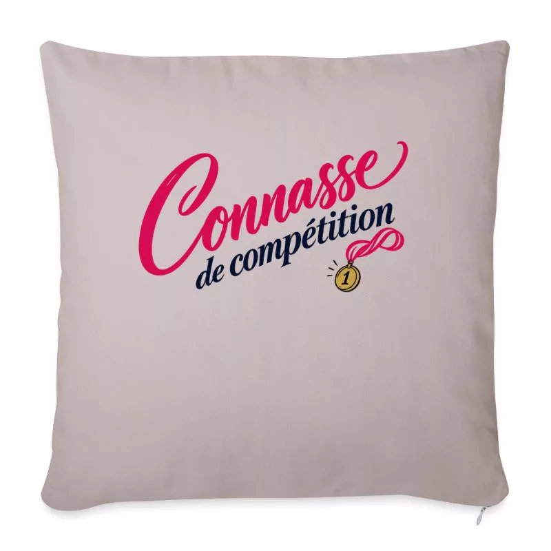 Connasse de compétition sur Housse de coussin décorative 45 x 45 cm