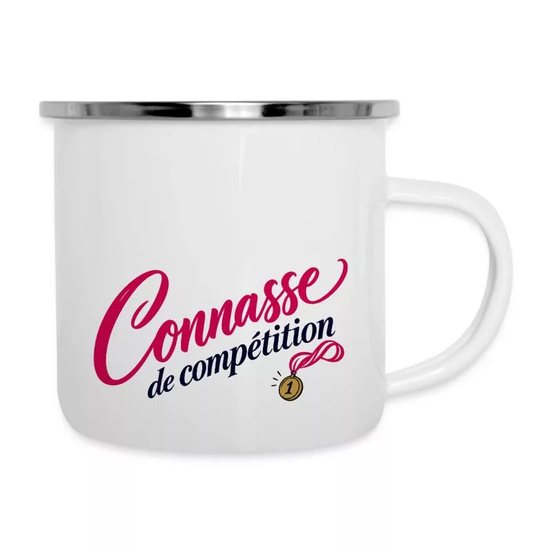 Connasse de compétition sur Tasse émaillée
