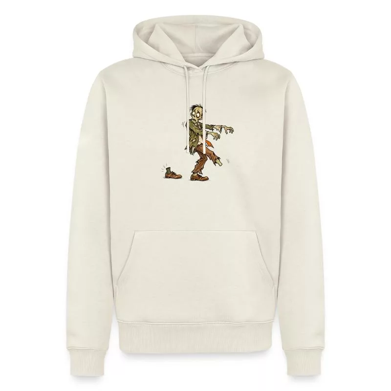 Zombie : le pied refuse de suivre sur Sweat à capuche Premium bio Homme
