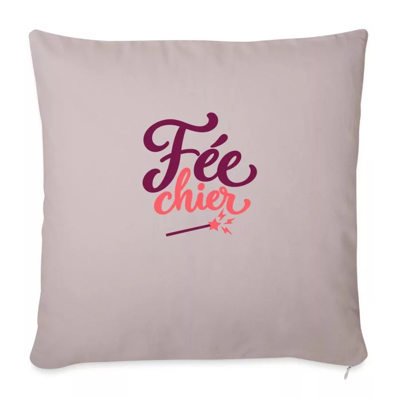 Fée chier sur Housse de coussin décorative 45 x 45 cm