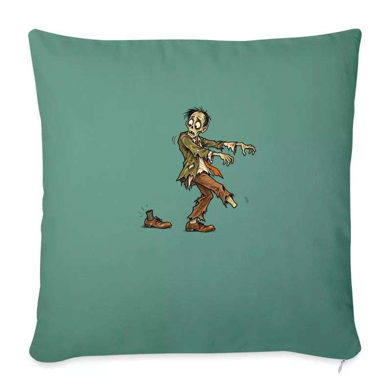Zombie : le pied refuse de suivre sur Housse de coussin décorative 45 x 45 cm