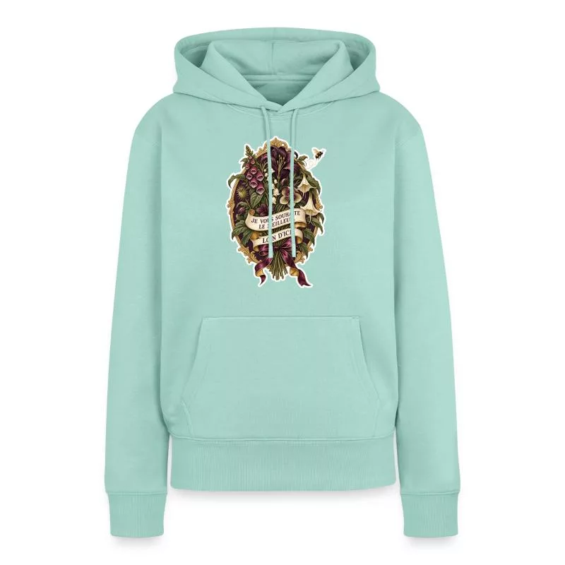 Je vous souhaite le meilleur, loin d’ici sur Sweat à capuche Premium bio Femme