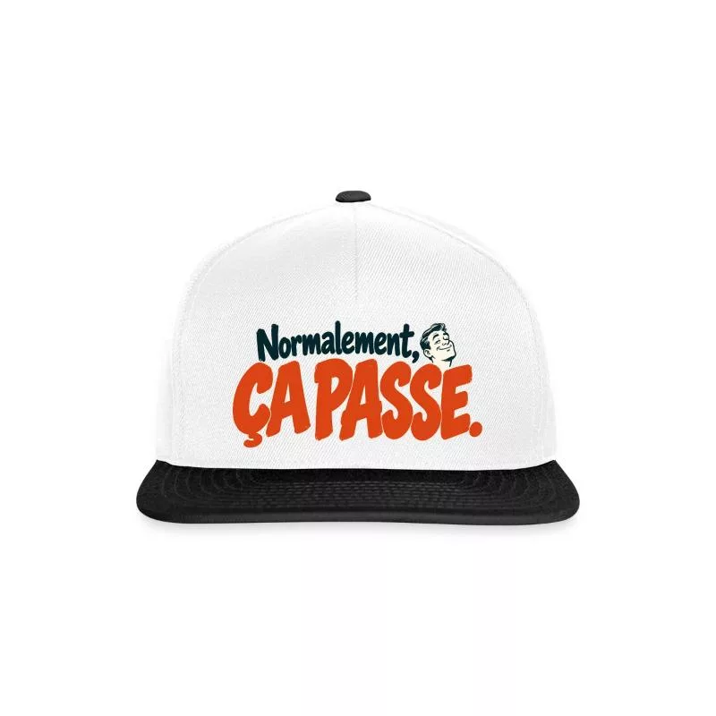 Normalement, ça passe. sur Casquette snapback