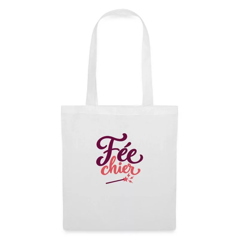 Fée chier sur Sac en tissu