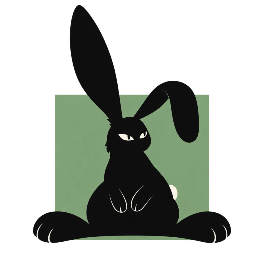 Lapin aux oreilles impossibles à ranger
