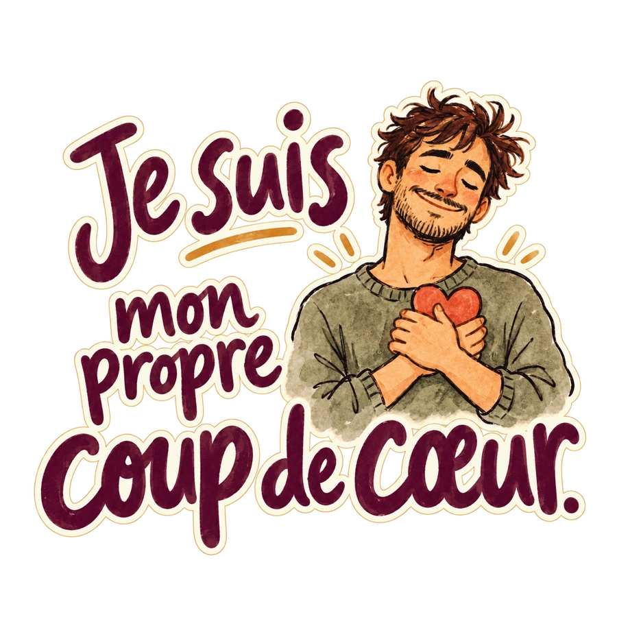 Je suis mon propre coup de cœur.