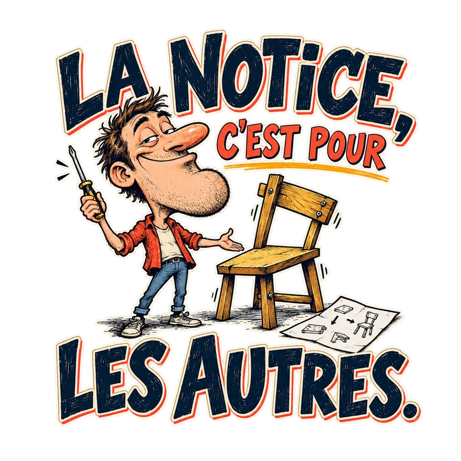 La notice, c’est pour les autres.