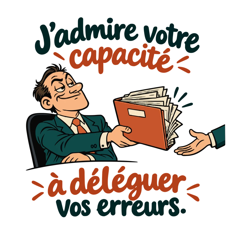 Déléguer ses erreurs, tout un talent