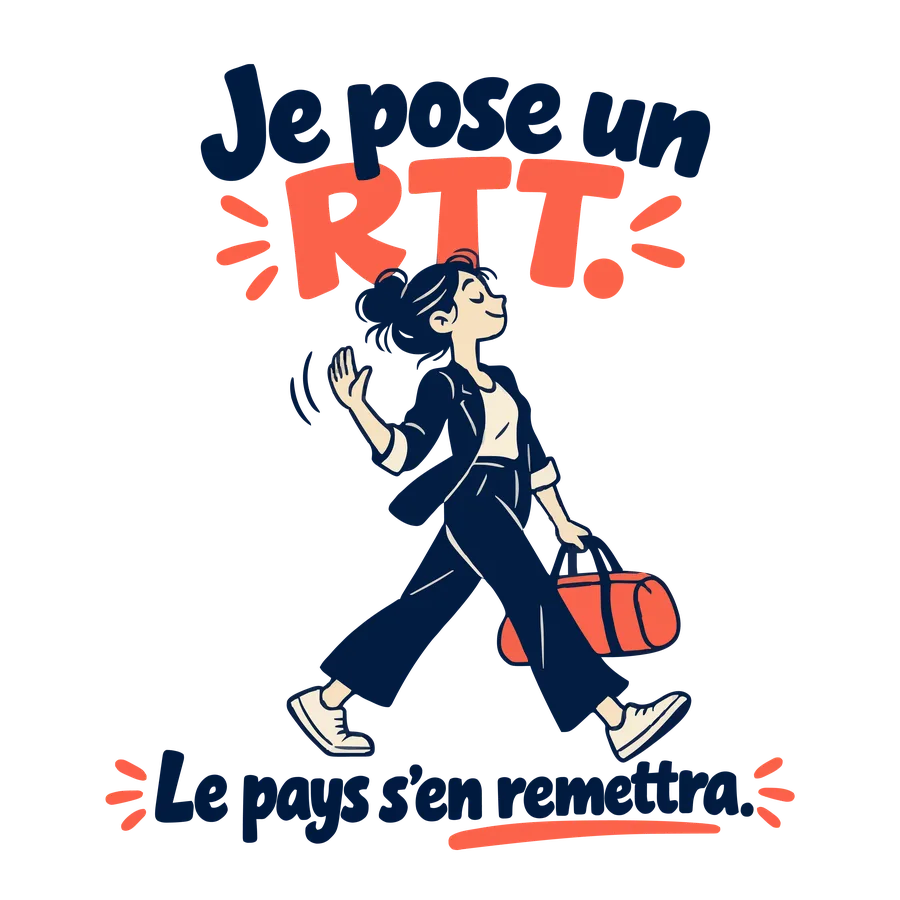 Je pose un RTT, le pays s’en remettra