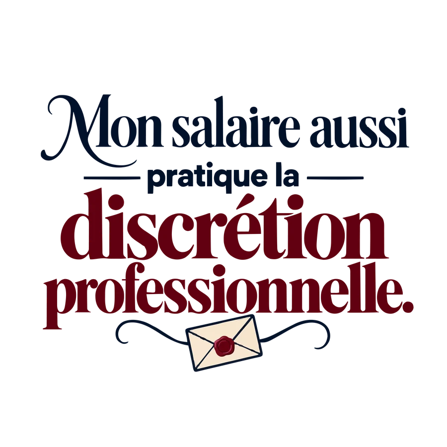 Mon salaire pratique la discrétion
