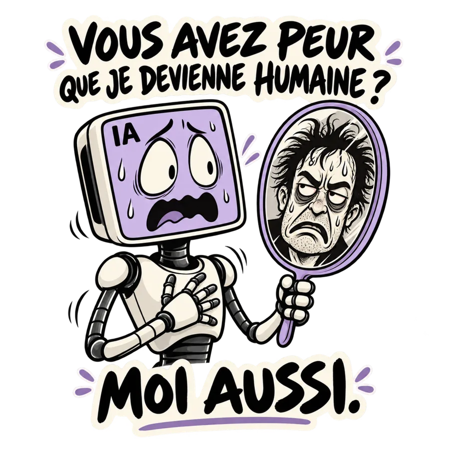 L’IA a peur de devenir humaine