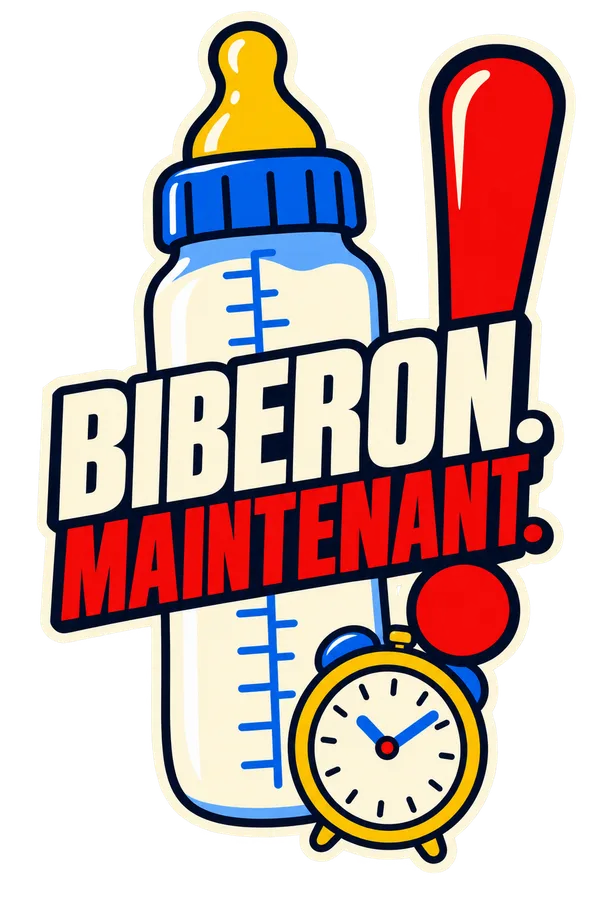 Biberon. Maintenant.