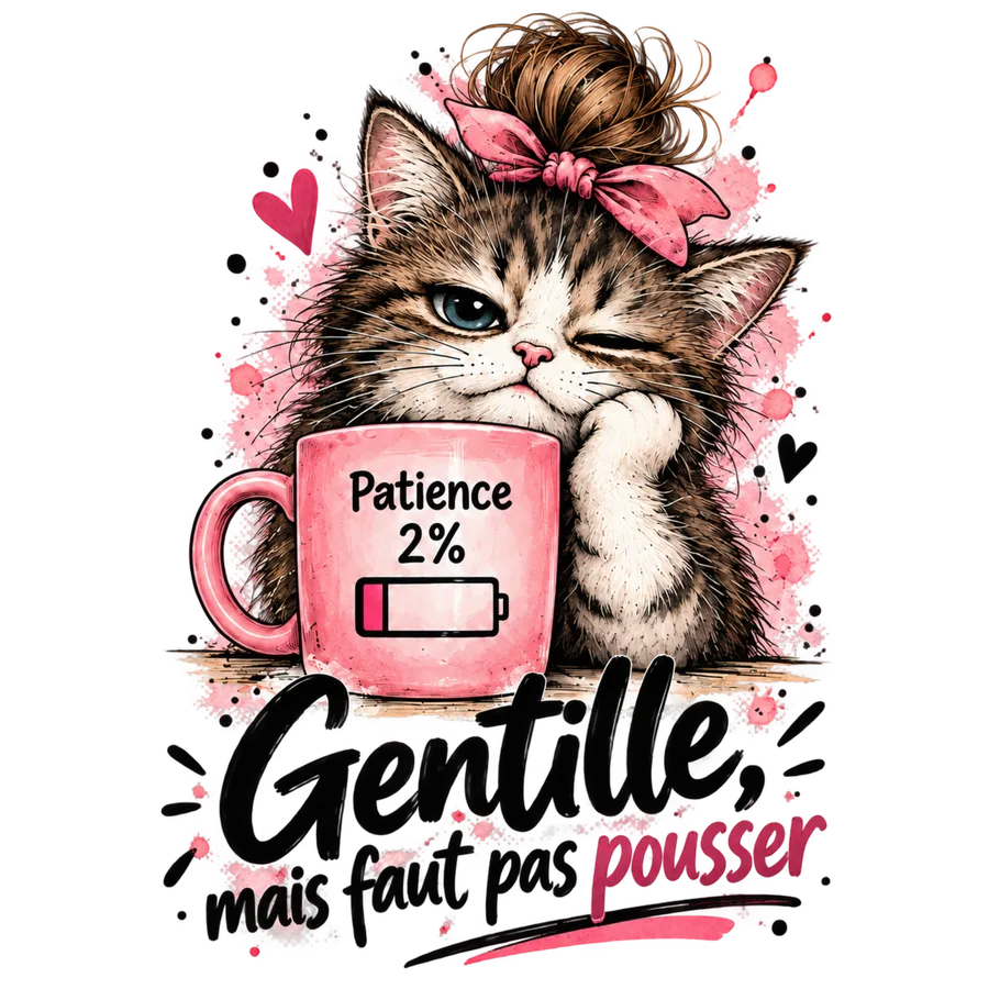 Gentille, mais faut pas pousser — Patience 2 %