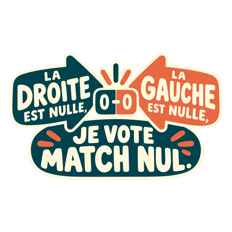 Je vote match nul
