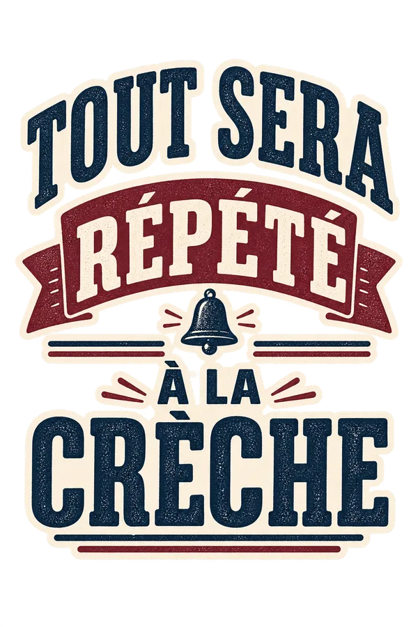 Tout sera répété à la crèche