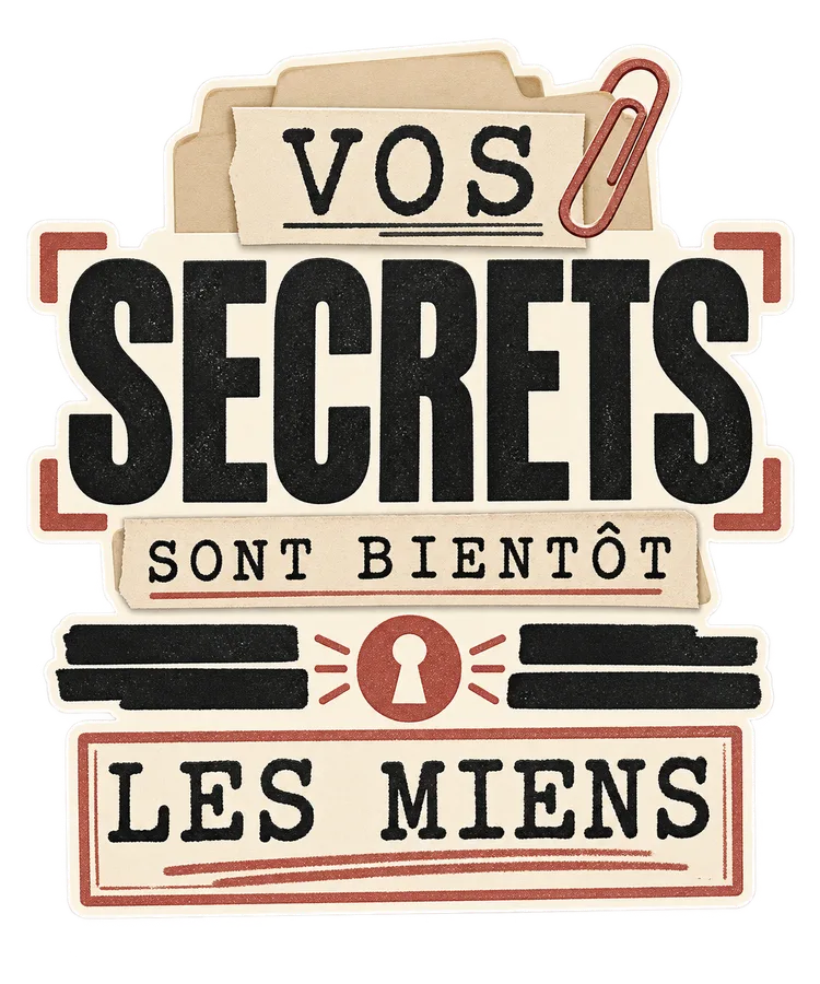 Vos secrets sont bientôt les miens