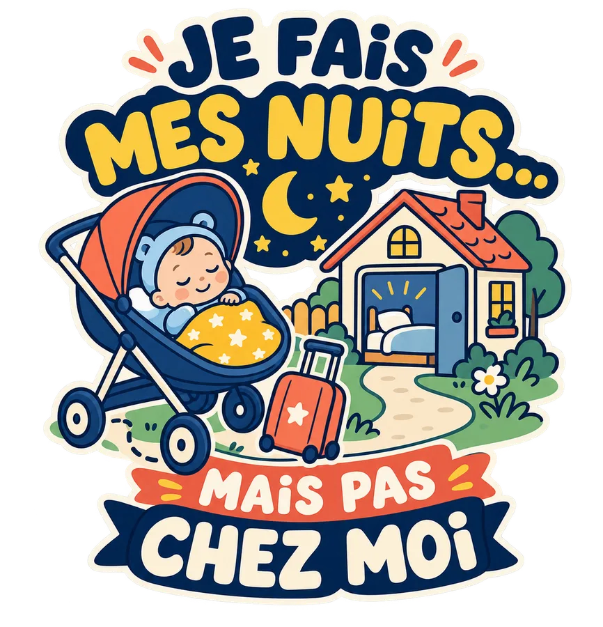 Je fais mes nuits… mais pas chez moi