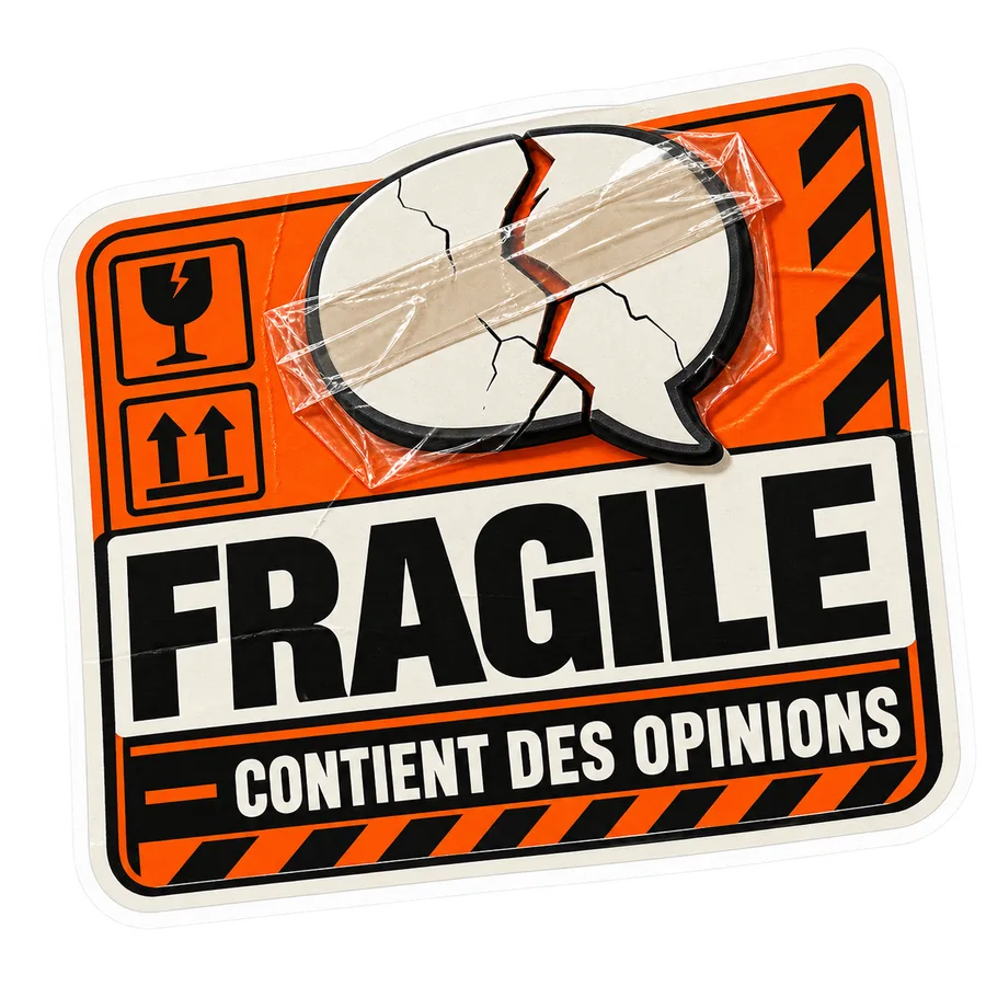 Fragile : contient des opinions