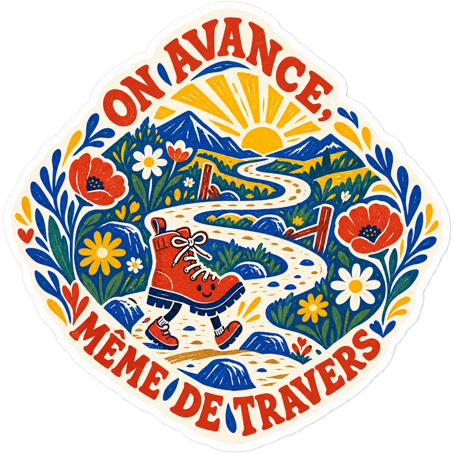 On avance, même de travers