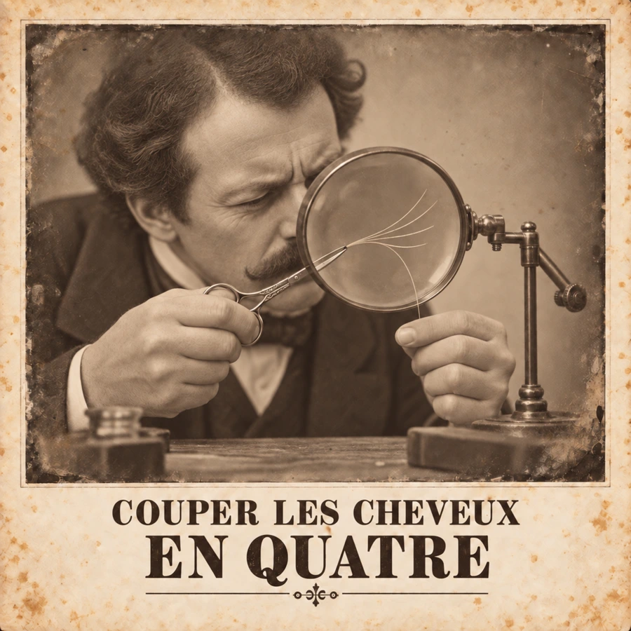Couper les cheveux en quatre — Précision maladive