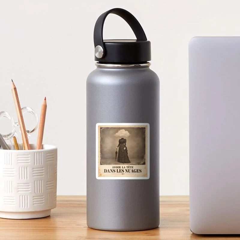 Avoir la tête dans les nuages — Absente sur Sticker