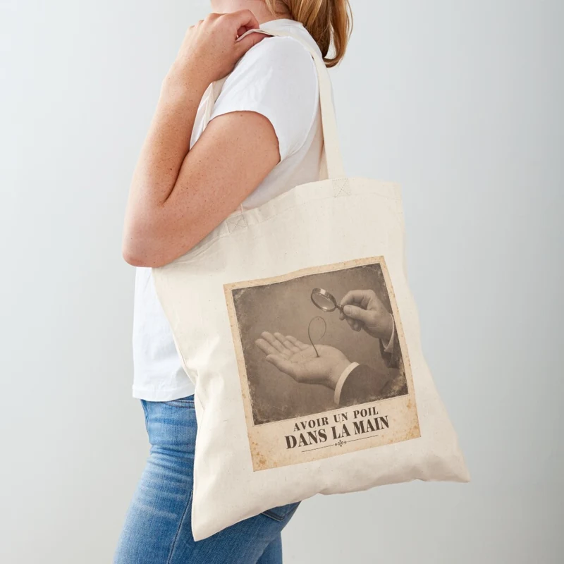 Avoir un poil dans la main — Paresse certifiée sur Tote bag classique