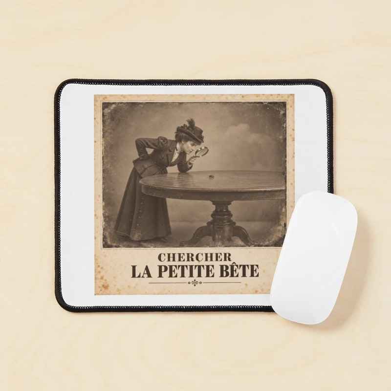 Chercher la petite bête — Enquête sur presque rien sur Tapis de souris
