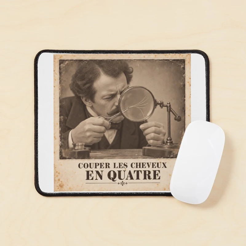 Couper les cheveux en quatre — Précision maladive sur Tapis de souris