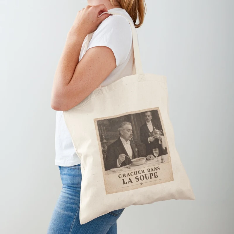 Cracher dans la soupe — Mauvaises manières distinguées sur Tote bag classique