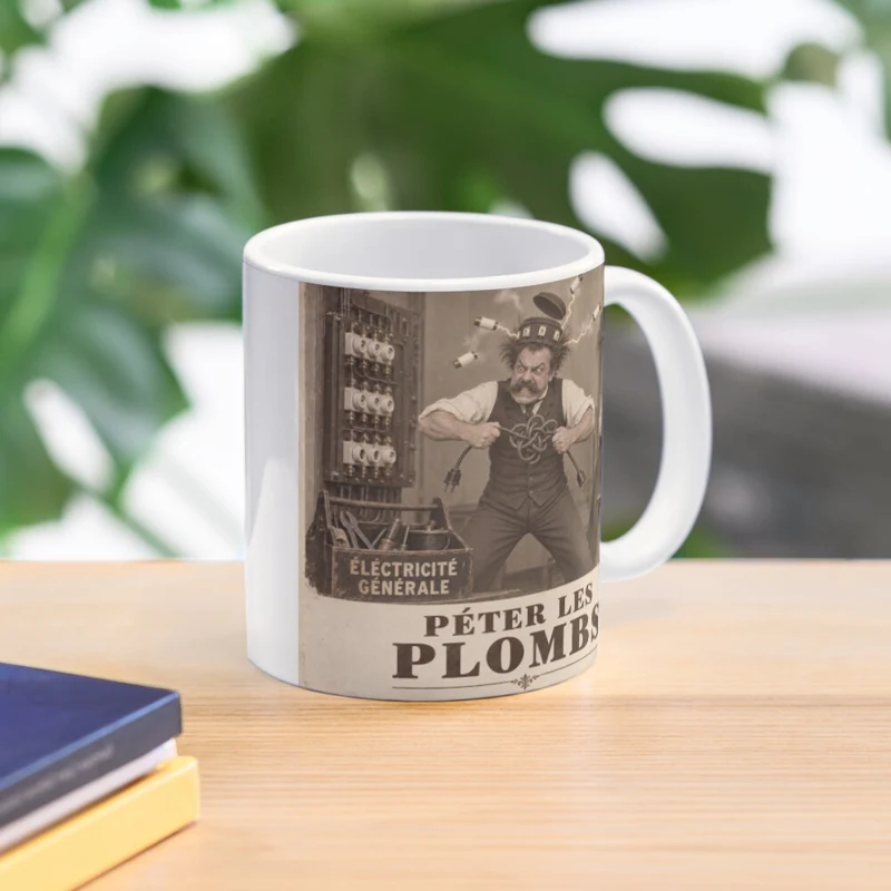 Péter les plombs — Court-circuit personnel sur Mug classique