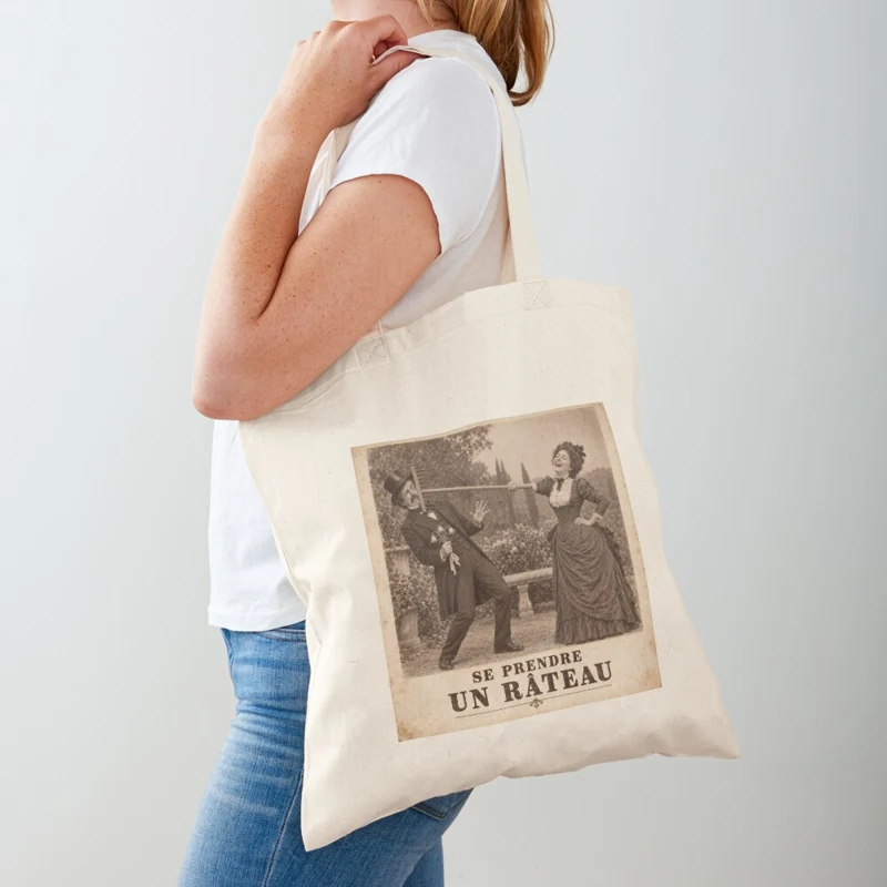 Se prendre un râteau — Refus frontal sur Tote bag classique