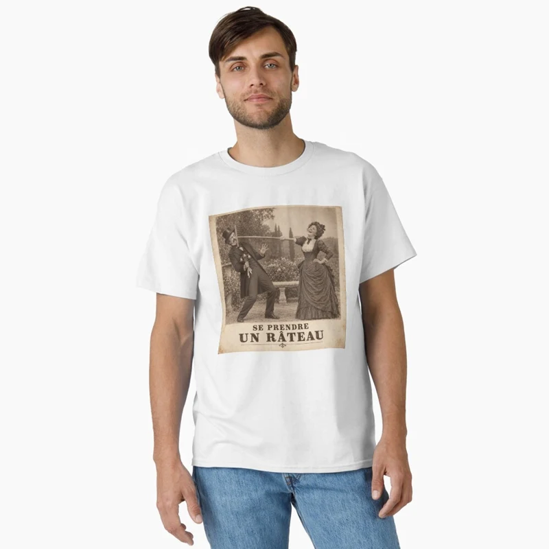 Se prendre un râteau — Refus frontal sur T-shirt classique