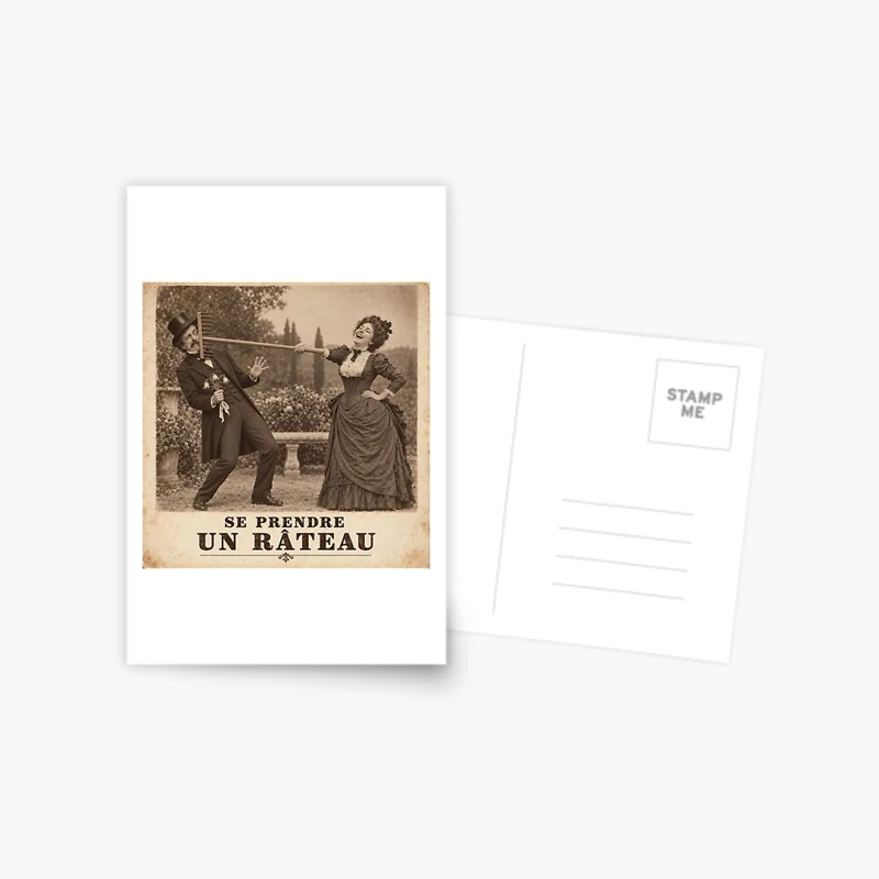 Se prendre un râteau — Refus frontal sur Carte postale