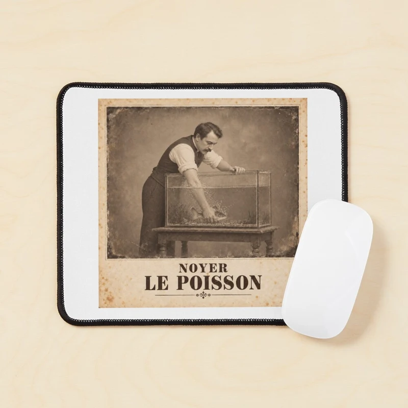 Noyer le poisson — Mission parfaitement absurde sur Tapis de souris